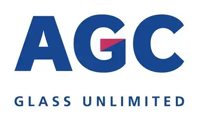 Logo AGC Glass Europe - Fournisseur de verre plat pour Vitrerie Fox